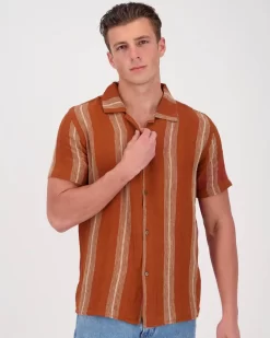 Rhythm Vacation Stripe Short Sleeve Shirt