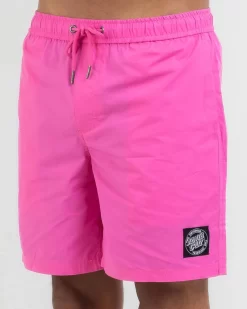 Santa Cruz MFG Cruzier Solid Elastic Waist Shorts
