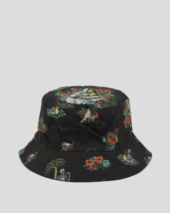 Loose In Paradise Reversible Bucket Hat