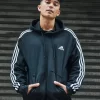ADIDAS 3 Stripe Hoodie