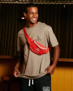 Raspberry Cord Bumbag