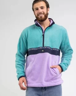 Quiksilver Clean Coasts Half-Zip Fleece Jacket