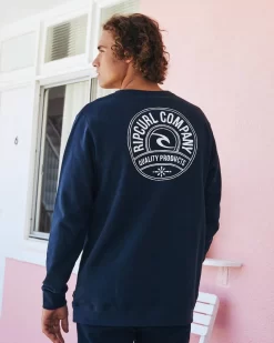 Rip Curl Stapler Crew Neck Sweatshirt