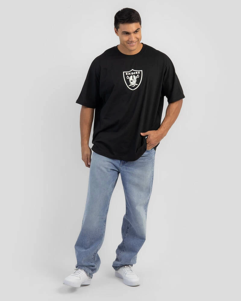 MAJESTIC Las Vegas Raiders Heavy Jersey Arch City Oversized T-Shirt - Image 2