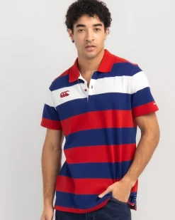 Canterbury Engineered Stripe Polo T-Shirt