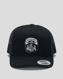 Hueys Anchor Twill Trucker Cap